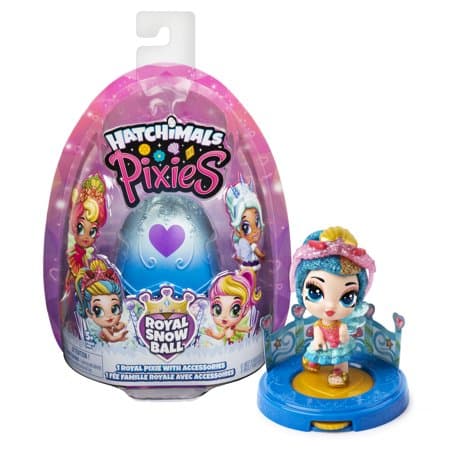 Hatchimals, Pixies Royals, 2.5-Inch Collectible Doll and Accessories (Styles May Vary), for Kids Aged 5 and Up