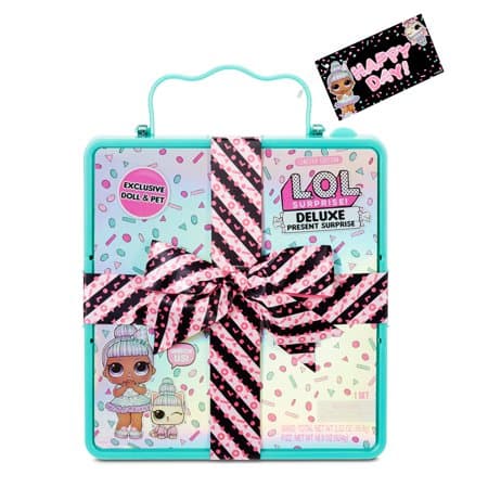 L.O.L. Surprise Deluxe Present Surprise with Limited Edition Sprinkles Doll and Pet