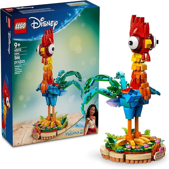 LEGO Disney Moana 2 Heihei - Building Toy for Kids, Girls & Boys, Ages 9+ - Moana & Disney Toy for Fans - Gift Idea for Birthday - 43272
