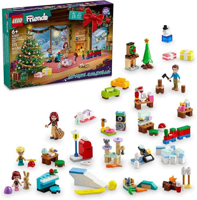LEGO Friends 2024 Advent Calendar, Christmas Toy with 5 Characters and 3 Animals Included, Kids Building Kit for Girls and Boys Ages 6 and Up, Christmas Countdown Themed Gift Idea, 42637https://youtu.be/BDUtbJMcNqk