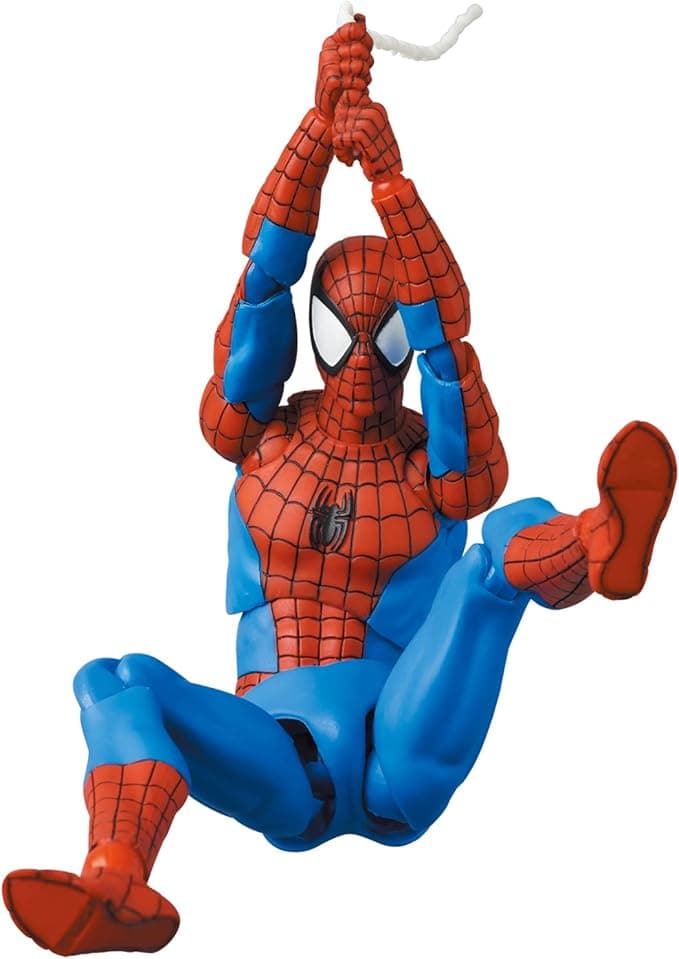 MAFEX No.185 Spider-Man Spider-Man (Classic Costume Ver.) Total Height Approx. 6.1 inches (155 mm), Non-Scale, Pre-Painted Action Figure