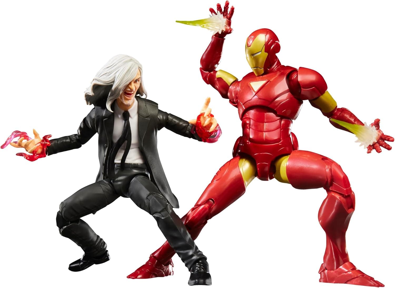 Marvel Legends Series Iron Man (Extremis) & Marvel’s Mandarin, Avengers Comics Collectible 6-Inch Action Figures