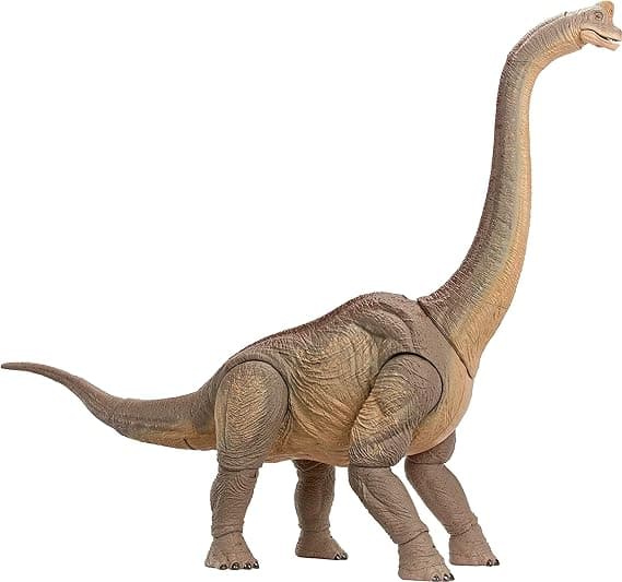 Mattel Jurassic World Jurassic Park Dinosaur Figure, Collector Brachiosaurus The Hammond Collection, 30 Year Anniversary Posable Authentic Toy