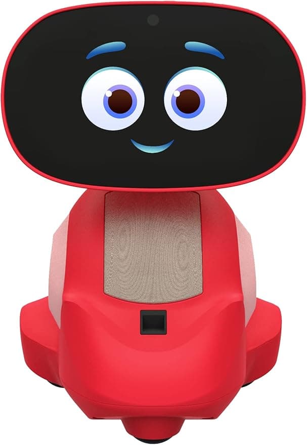 Miko 3: AI-Powered Smart Robot for Kids | STEAM Learning & Educational Robot | Interactive Robot with Learning apps & Unlimited Games | Birthday Gift for Girls & Boys Aged 5-12| Red