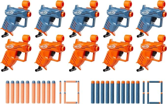 NERF Elite Ace NERF Elite Ace SD-1 Party Pack, 10 Blasters, 20 Darts, 8 Year Old Boys & Girls & Up (Amazon Exclusive)SD-1 Party Pack, 10 Blasters, 20 Darts, 8 Year Old Boys & Girls & Up (Amazon Exclusive)