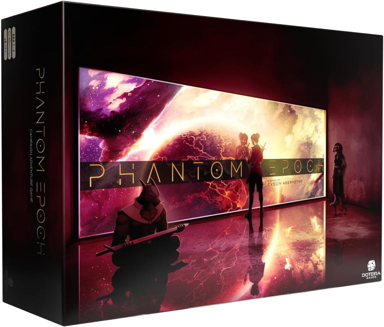 Phantom Epoch Deluxe Edition Board Game, 1-4 Players, 40+ Missions, Sci-Fi Tactical Combat with 6 Miniatures, Ages 14+