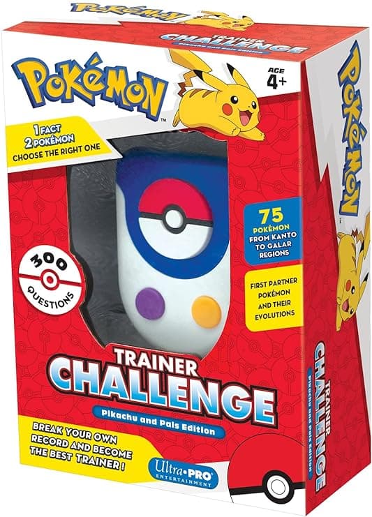 Pokemon Trainer Challenge Edition Toy I Will Guess It! Electronic Voice Recognition Guessing Brain Games Pokemon Games Go Digital Travel Board Games Pokémon Games