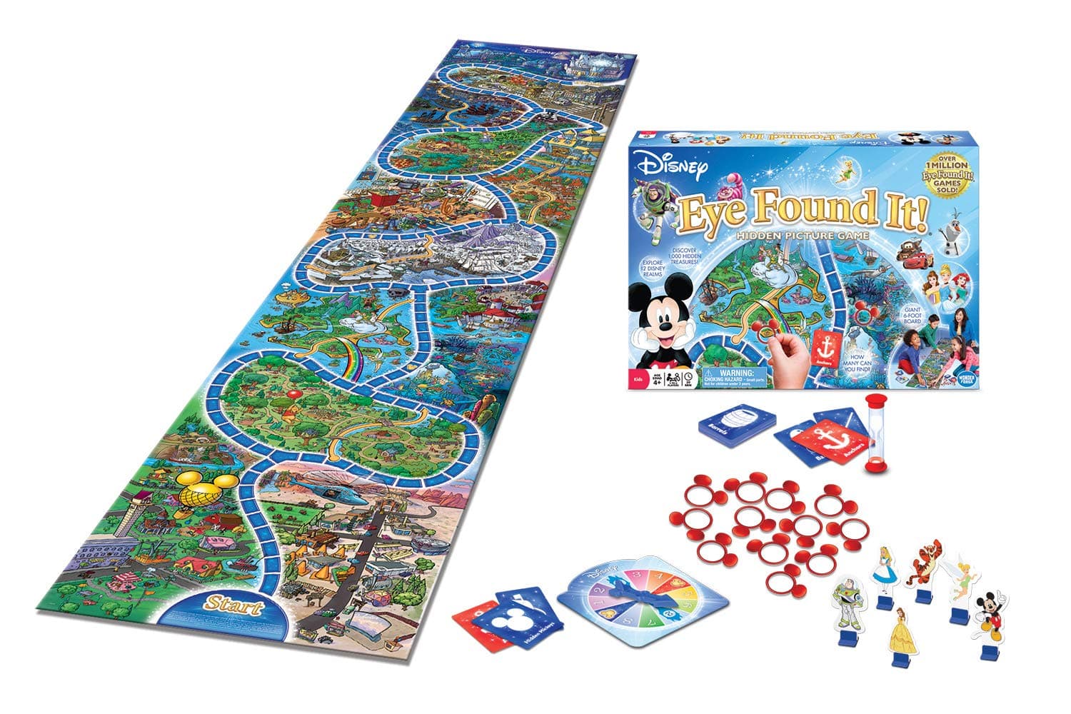 Ravensburger World of Disney Eye Found It Board Game for Boys and Girls Ages 4 and Up - A Fun Family Game You'll Want to Play Again and Again