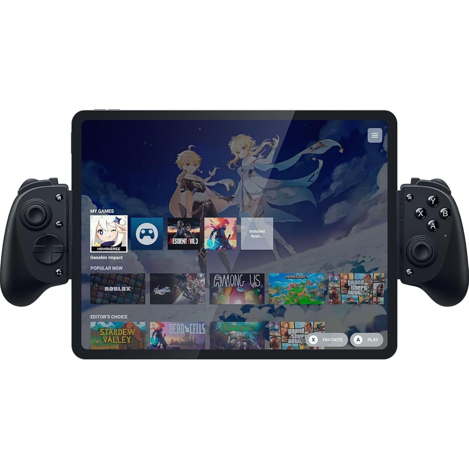 Razer Kishi V3 Pro XL Gaming Controller for iPad & Android Tablets up to 13": Full Sized TMR Thumbsticks - Dual Back Buttons - Wired & Remote Play for PC - HD Haptics - 6 Free Months of Apple Arcade