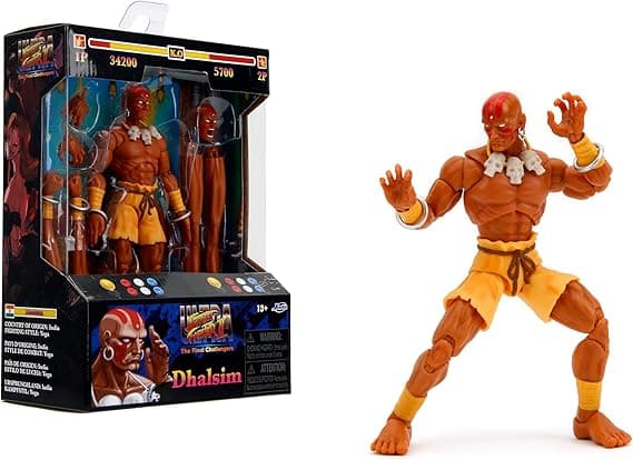 Street Fighter 6" Dhalsim Action Figure, Toys for Kids and Adults