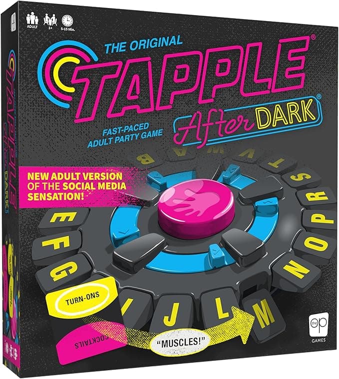 Tapple: After Dark Word Game, Fast-Paced Board Game for Ages 17+, Choose a Category & Race Against The Timer to be The Last Player, Great Party Game for Ages 18 & Up