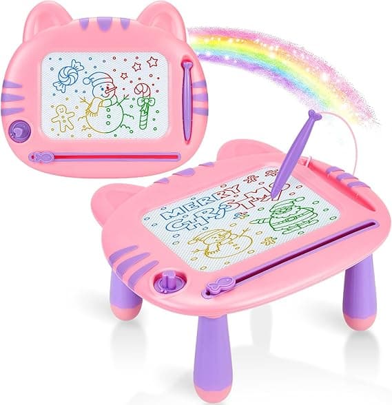 Toddler Toys,Toys for 1-2 Year Old Girls,Magnetic Drawing Doodle Board for Toddler 1-3,Learning Educational Baby Kids Toys for 18 Months 1 2 3 Year Old Girl,Toddler Girl Toys Christmas Birthday Gifts
