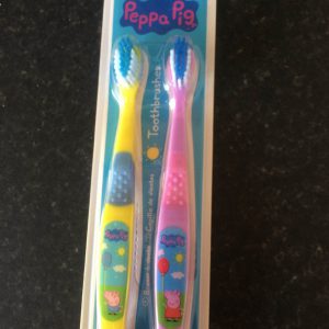 2x Peppa Pig Toothbrush Twin Pack - Colour May Vary