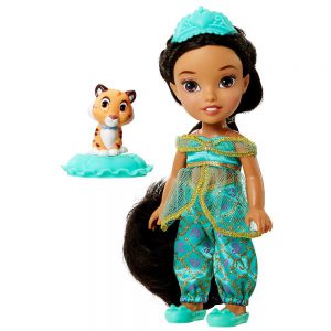 Disney Princess, Toddler Doll, Exclusive Petite Jasmine Doll and Rajah, 6 Inches