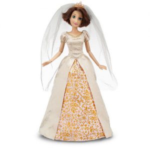 Disney Store Exclusive Disney Princess Classic Doll Collection Tangled Ever After Rapunzel 12" Doll in Wedding Gown